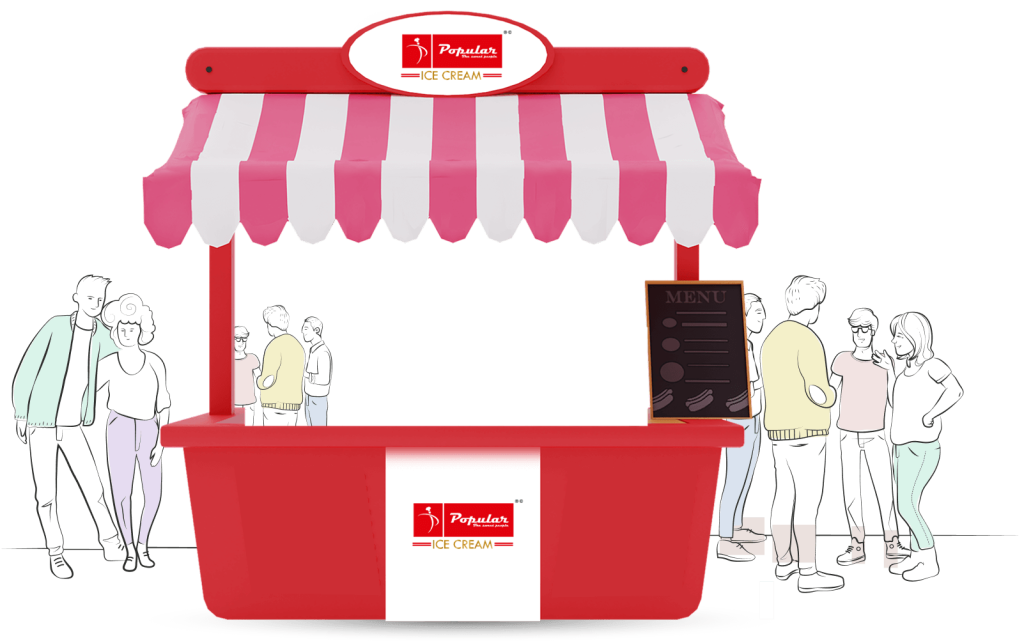Ice cream stall