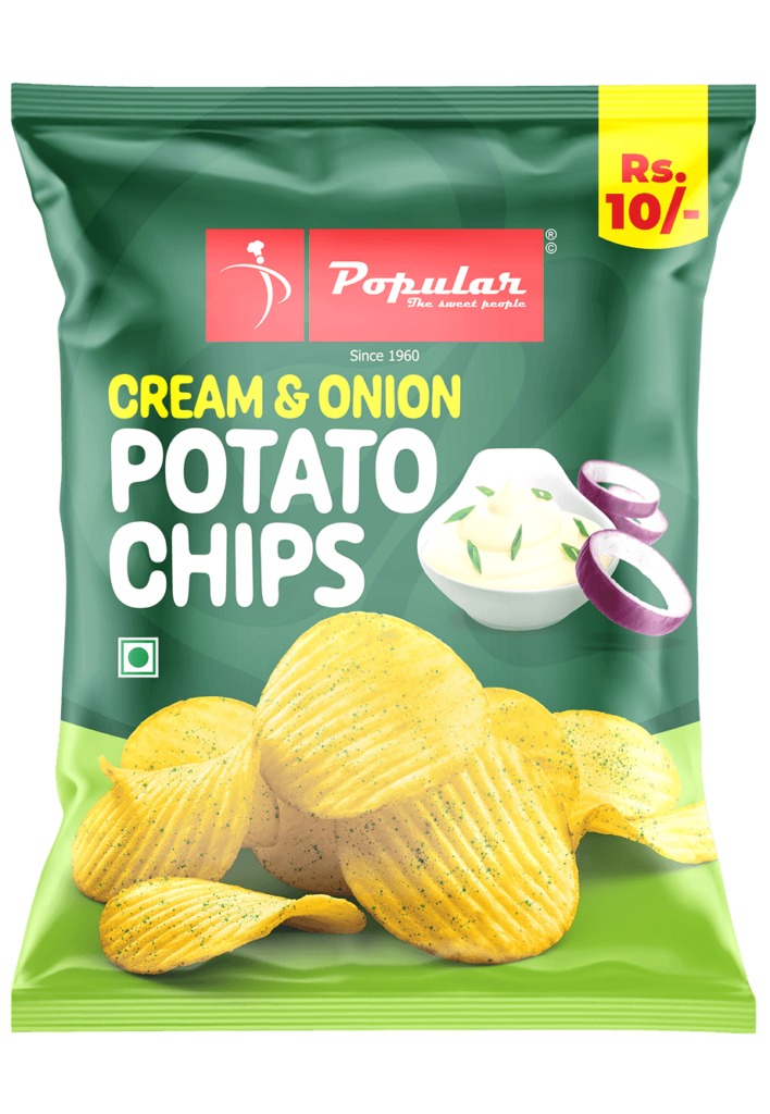 Potato Chips - cream and onion